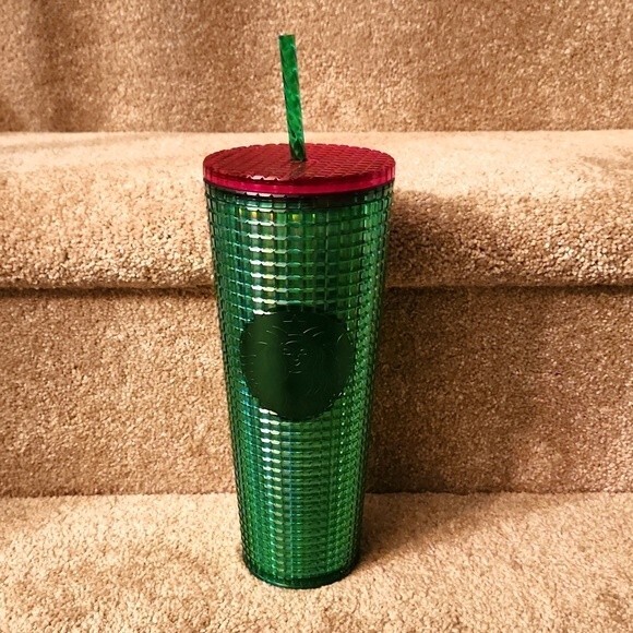 Starbucks Spring 2023 Watermelon Grid 24oz Venti Tumbler NWT - Picture 1 of 5